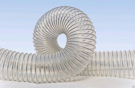 Воздуховод Tex PVC 500, D500 мм (1 метр) из ПВХ (поливинилхлорида)