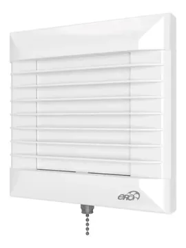 Вентилятор накладной EURO D100 тяговый выключатель HT автоматическое жалюзи ERA