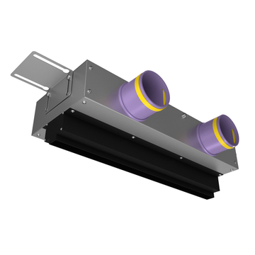 Provent VPNDG 500х25/75×2 щелевой диффузор для гипсокартона с КСД на 2 выхода