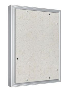 Люк ревизионный D Ceramo Optimum 300х400 скрыт.монтаж петля алюминий EVECS