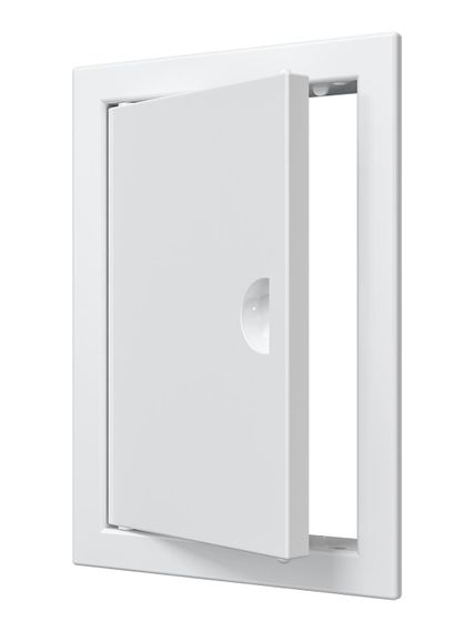 Люк ревизионный ЛР фланец 98х148 ручка 122х172 пластик EVECS