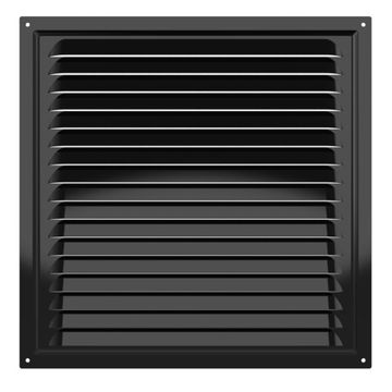 Решетка вентиляционная МЭ сетка 300х300 окрашенная сталь Black ERA