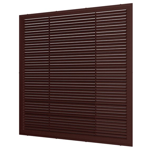 Решетка вентиляционная С сетка 385х385 пластик Brown ERA