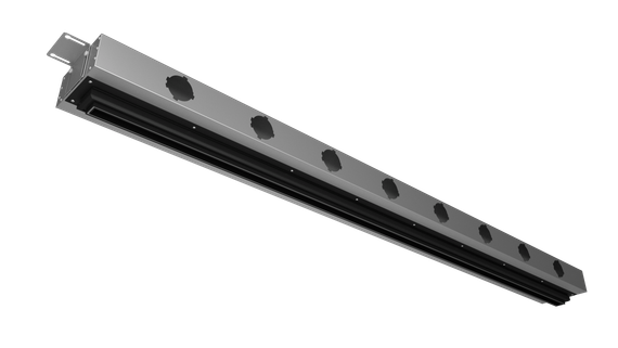 Provent VPND 2000х25/90×8 щелевой диффузор для натяжного потолка с КСД на 8 выходов