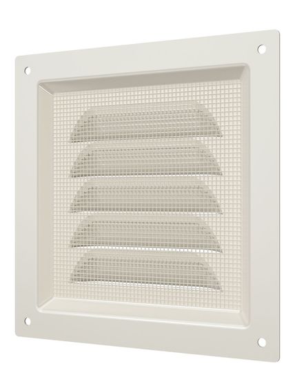 Решетка вентиляционная МЭ сетка 125х125 окрашенная сталь Ivory ERA