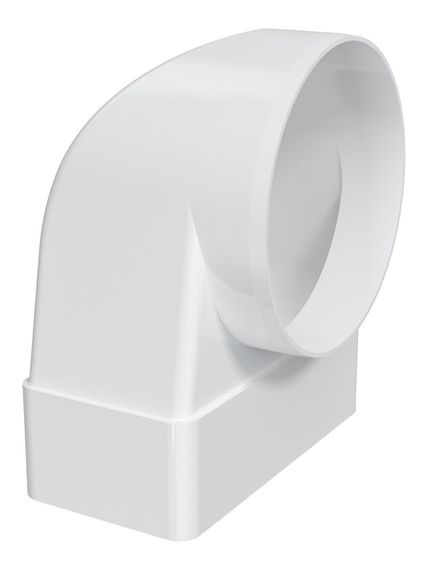 Переходник СККП D100 90° 60х120 пластик ERA