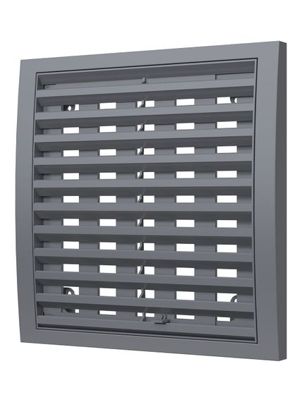 Решетка вентиляционная РРПН разъемная регулируемая 150х150 ASA Gray ERA