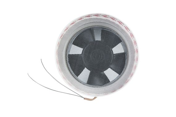 Диффузор теневой Visioner TDNP125W/150 белый/белая крышка с приточно-вытяжным вентилятором для натяжного потолка с регулировкой потока воздуха D 125 мм