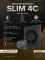 Вентилятор накладной SLIM D100 обр.клапан Dark gray metal DICITI