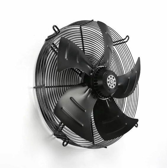 Осевой вентилятор с защитной решеткой Ровен YWF(K)4E-450-Z (Axial fans) всасывание
