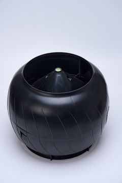 Дефлектор статический (колпак), Ø 160 мм черный RAL 9005, серия Static