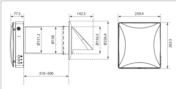 Бризер Airwoods VENT AV-EW8-DF