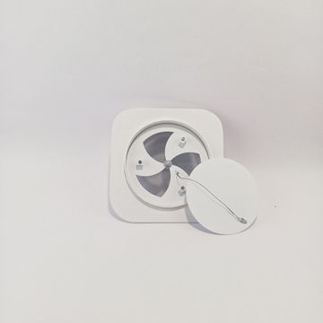 Диффузор теневой Visioner TDPP100W белый/белая крышка, под плитку с регулировкой потока воздуха D100 мм