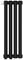 Отопительный радиатор Сунержа Эстет-0 EU50 левый 500х180 4 секции