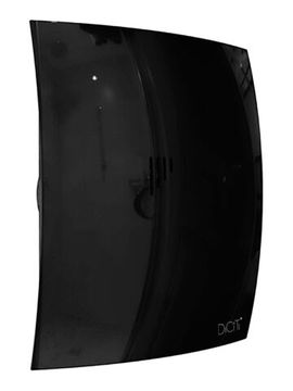 Вентилятор накладной BREEZE D100 обратный клапан Obsidian DICITI