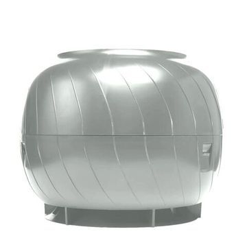 Дефлектор статический (колпак), Ø 160 мм серебристый RAL 9022, серия Static