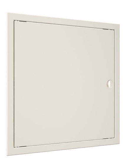 Люк ревизионный ЛР фланец 396х396 ручка 418х418 пластик Ivory EVECS