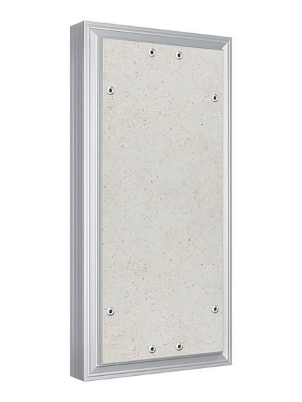 Люк ревизионный D Ceramo Optimum 200х400 скрыт.монтаж петля алюминий EVECS