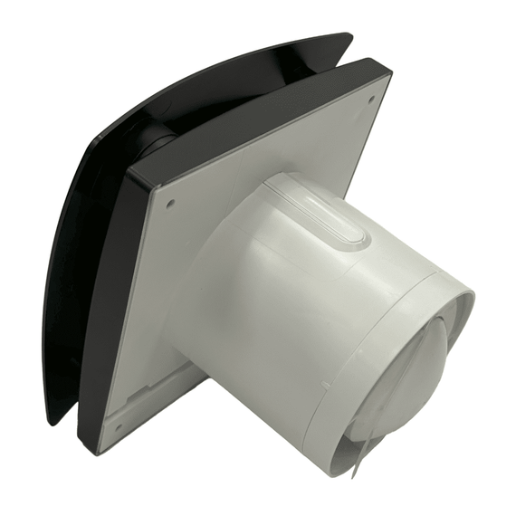 Вентилятор накладной Soler &amp; Palau Silent Dual 100 MATT BLACK (таймер, датчик влажности, датчик движения, программируемый)