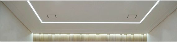 Диффузор под покраску скрытого монтажа SECRET SOFT FRAME D200мм