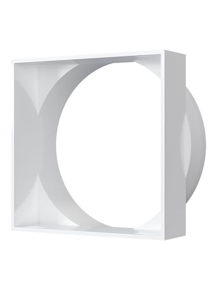 Переходник КВ D100 90х90 пластик ERA