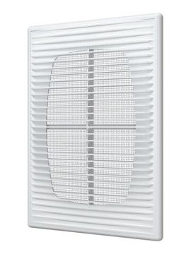 Решетка вентиляционная П сетка разъемная 185х255 пластик ERA