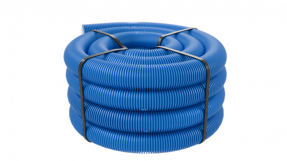 Гибкий воздуxовод Flexag FL90-50-S, диаметр 90 мм, круглый, антибактериальный и антистатический, 50 м