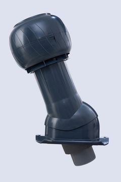 Готовый комплект, изолированный на скатные кровли из профильного листа МП-20 (С20) d 150/160 мм, цвет серый графит RAL 7024, серия Static