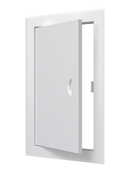 Люк ревизионный ЛТМп фланец 200х350 ручка магнит 260х410 окраш.сталь EVECS