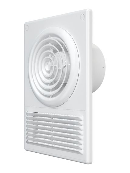 Решетка вентиляционная РУФ фланец D100/60х120 разъемная 185х254 пластик ERA