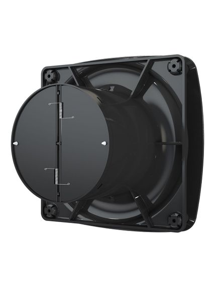 Вентилятор накладной RIO D125 обратный клапан Obsidian DICITI