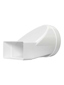 Переходник СПКП D100 эксцентриковый 120х60 пластик ERA