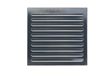 Решетка металлическая темно-серая 400х400мм (RAL 7024)