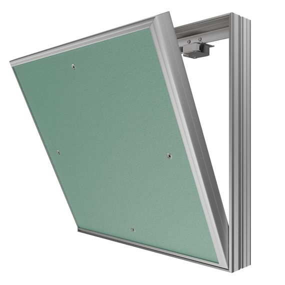 Люк ревизионный D Ceramo Base 600х600 скрытый монтаж съемный алюминий EVECS