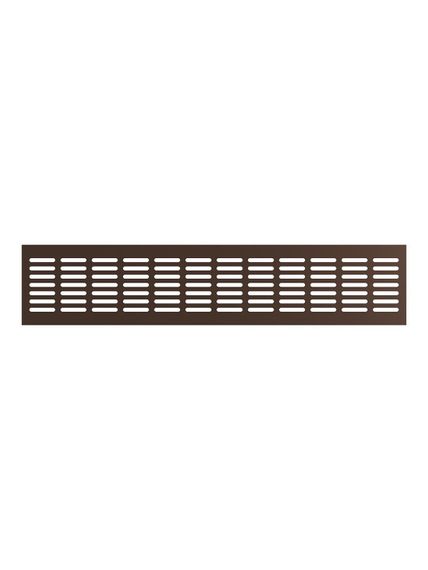 Решетка вентиляционная DP AL переточная 480х100 алюминий Dark bronze ERA