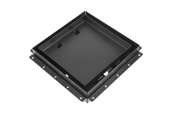 Решетка скрытого монтажа SECRET ПОД ПЛИТКУ 207х207 с вентилятором 100СНК, обратный клапан, таймер+датчик влажности, черная, 100мм