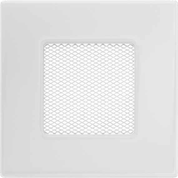 Решетка каминная Kratki Standard Белая 11x11