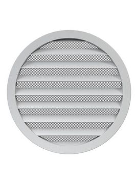 Решетка вентиляционная РКМ фланец D200 сетка D225 алюминий ERA