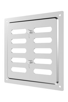 Решетка вентиляционная MER регулируемая 150x154 окраш.сталь Chrome ERA