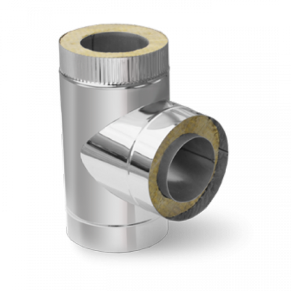 Сэндвич тройник Т-образный 300/380 (нерж 1 / цинк 0,5)