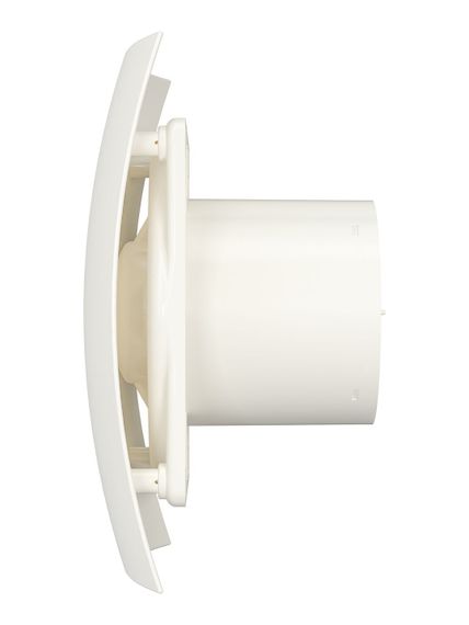 Вентилятор накладной BREEZE D100 обратный клапан Ivory DICITI