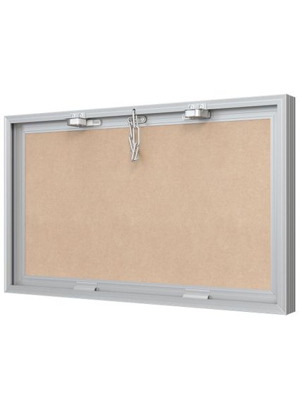 Люк ревизионный D Ceramo Base 500x300 скрытый монтаж съемный алюминий EVECS