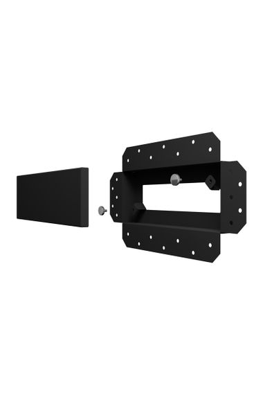 Решетка вентиляционная SGR 250х100 окраш. сталь Matt black ERA