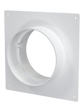 Площадка торцевая SKNP фланец D100 соединитель 150x135 пластик ERA