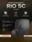 Вентилятор накладной RIO D125 обр.клапан Matt black DICITI