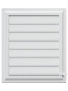 Решетка вентиляционная AIRVENT регулируемая жалюзи 349х399 пластик ERA