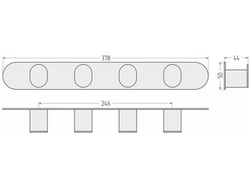 Вешалка Сунержа ROUND L 370