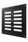 Решетка вентиляционная MER регулируемая 200х200 окраш.сталь Black ERA