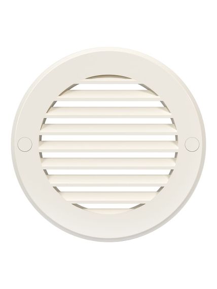 Решетка вентиляционная РКН фланец D100 D136 ASA Ivory ERA