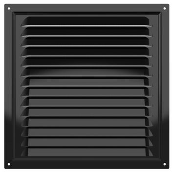 Решетка вентиляционная МЭ сетка 250х250 окрашенная сталь Black ERA